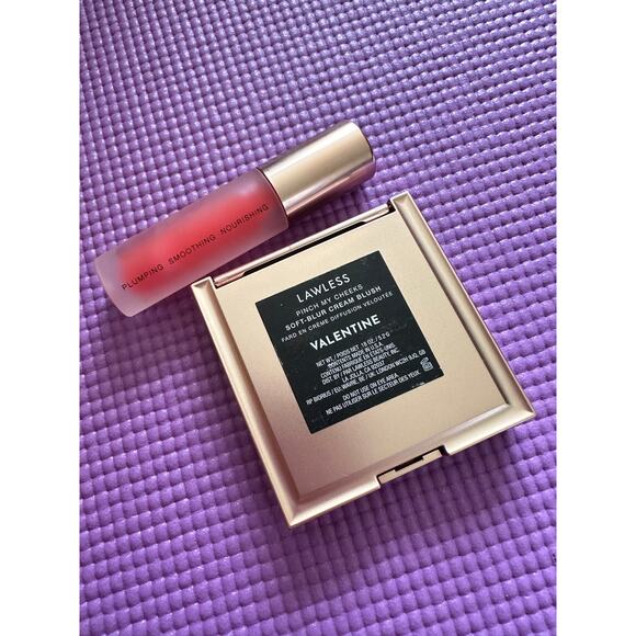 Lawless Makeup Bundle: Pinch my cheeks cream blush & lip plumping gloss NEW - Picture 5 of 5